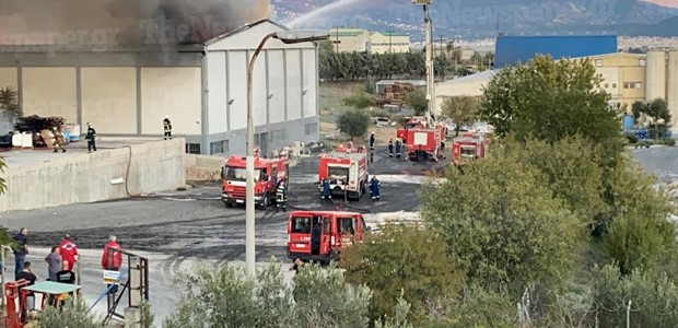 Κάηκαν αποθήκες λαδιού και βιοντίζελ 